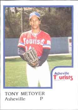 1986 ProCards Asheville Tourists #NNO Tony Metoyer Front