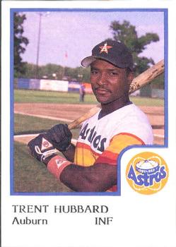 1986 ProCards Auburn Astros #12 Trent Hubbard Front