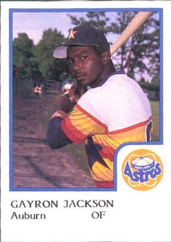 1986 ProCards Auburn Astros #14 Gary Jackson Front