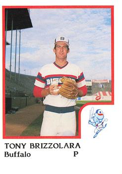 1986 ProCards Buffalo Bisons #NNO Tony Brizzolara Front