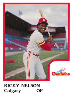 1986 ProCards Calgary Cannons #18 Ricky Nelson Front