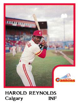 1986 ProCards Calgary Cannons #23 Harold Reynolds Front