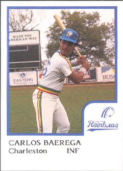 1986 ProCards Charleston Rainbows #1 Carlos Baerga Front
