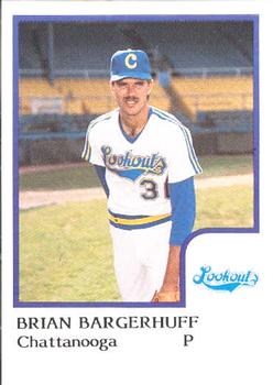 1986 ProCards Chattanooga Lookouts #3 Brian Bargerhuff Front