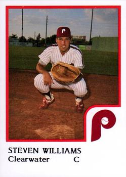 1986 ProCards Clearwater Phillies #25 Steven Williams Front