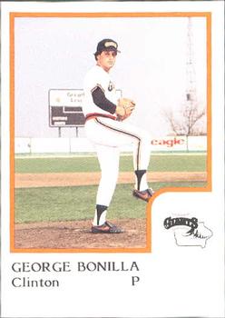 1986 ProCards Clinton Giants #NNO George Bonilla Front