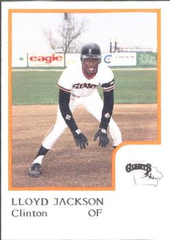 1986 ProCards Clinton Giants #NNO Lloyd Jackson Front