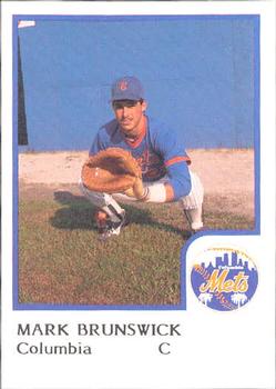 1986 ProCards Columbia Mets #6 Mark Brunswick Front
