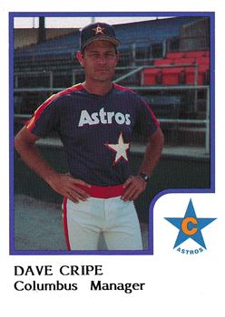 1986 ProCards Columbus Astros #NNO Dave Cripe Front