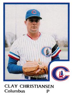 1986 ProCards Columbus Clippers #3 Clay Christiansen Front