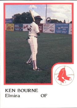 1986 ProCards Elmira Pioneers #3 Ken Bourne Front