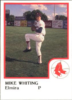 1986 ProCards Elmira Pioneers #28 Mike Whiting Front