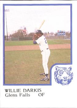 1986 ProCards Glens Falls Tigers #2 Willie Darkis Front