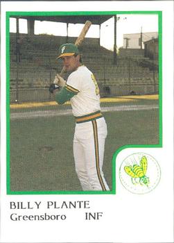 1986 ProCards Greensboro Hornets #16 Billy Plante Front