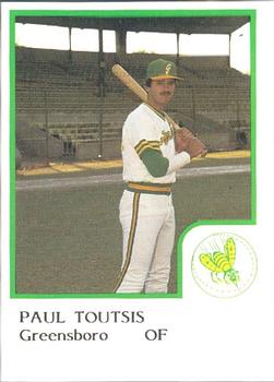 1986 ProCards Greensboro Hornets #24 Paul Thoutsis Front
