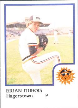 1986 ProCards Hagerstown Suns #5 Brian DuBois Front