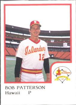 1986 ProCards Hawaii Islanders #18 Bob Patterson Front