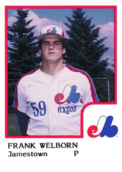 1986 ProCards Jamestown Expos #29 Frank Welborn Front