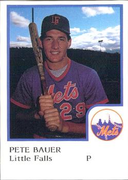 1986 ProCards Little Falls Mets #NNO Pete Bauer Front