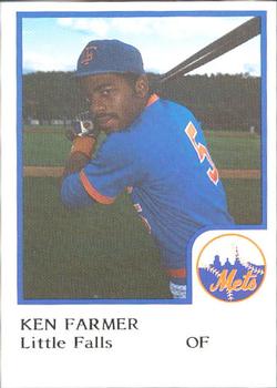 1986 ProCards Little Falls Mets #NNO Ken Farmer Front