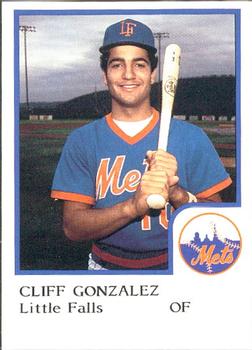1986 ProCards Little Falls Mets #NNO Cliff Gonzalez Front