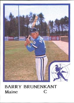 1986 ProCards Maine Guides #NNO Barry Brunenkant Front