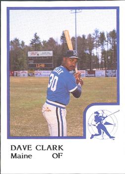 1986 ProCards Maine Guides #NNO Dave Clark Front