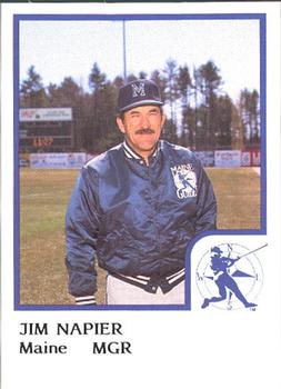 1986 ProCards Maine Guides #NNO Jim Napier Front