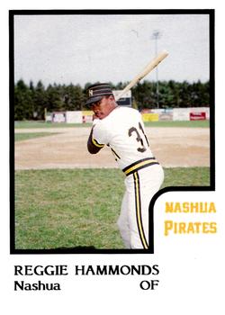 1986 ProCards Nashua Pirates #11 Reggie Hammonds Front