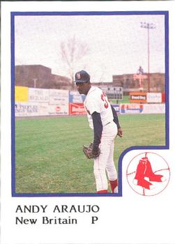 1986 ProCards New Britain Red Sox #NNO Andy Araujo Front