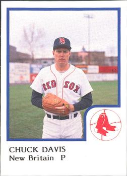 1986 ProCards New Britain Red Sox #NNO Chuck Davis Front