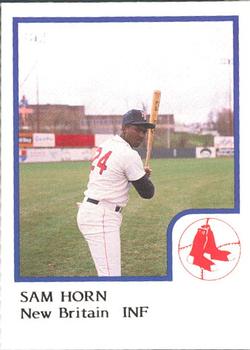 1986 ProCards New Britain Red Sox #NNO Sam Horn Front