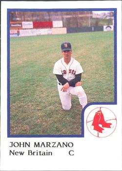 1986 ProCards New Britain Red Sox #NNO John Marzano Front