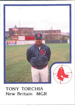 1986 ProCards New Britain Red Sox #NNO Tony Torchia Front