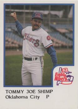 1986 ProCards Oklahoma City 89ers #20 Tommy Joe Shimp Front