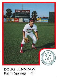 1986 ProCards Palm Springs Angels #18 Doug Jennings Front