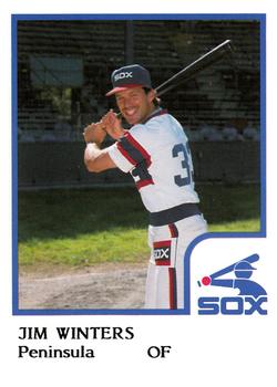 1986 ProCards Peninsula White Sox #28 Jim Winters Front