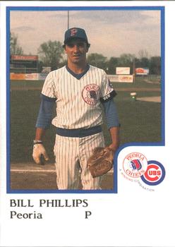 1986 ProCards Peoria Chiefs #NNO Bill Phillips Front