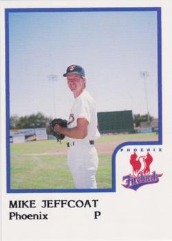 1986 ProCards Phoenix Firebirds #NNO Mike Jeffcoat Front