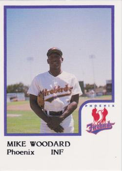1986 ProCards Phoenix Firebirds #NNO Mike Woodard Front