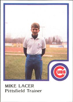 1986 ProCards Pittsfield Cubs #12 Mike Lacer Front