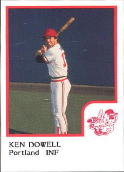 1986 ProCards Portland Beavers #NNO Ken Dowell Front