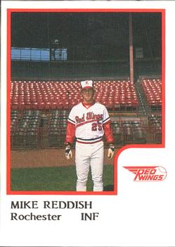 1986 ProCards Rochester Red Wings #NNO Mike Reddish Front