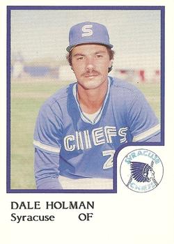 1986 ProCards Syracuse Chiefs #NNO Dale Holman Front