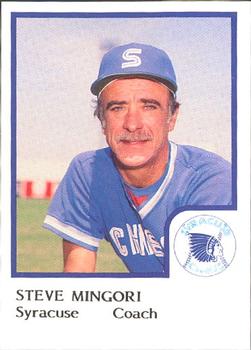 1986 ProCards Syracuse Chiefs #NNO Steve Mingori Front