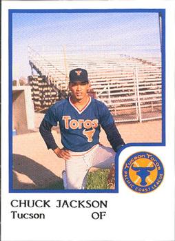 1986 ProCards Tucson Toros #8 Chuck Jackson Front