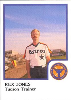 1986 ProCards Tucson Toros #9 Rex Jones Front