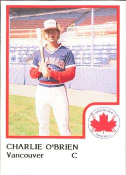 1986 ProCards Vancouver Canadians #19 Charlie O'Brien Front