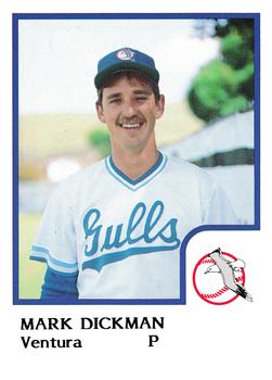 1986 ProCards Ventura Gulls #NNO Mark Dickman Front