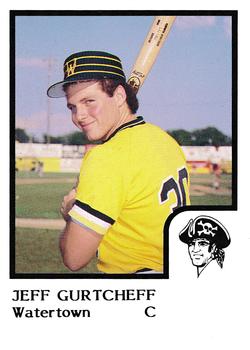 1986 ProCards Watertown Pirates #8 Jeff Gurtcheff Front